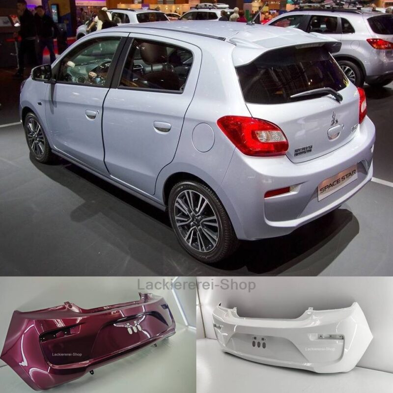 STOßSTANGE HINTEN LACKIERT IN WUNSCHFARBE für Mitsubishi Space Star 2016-2019