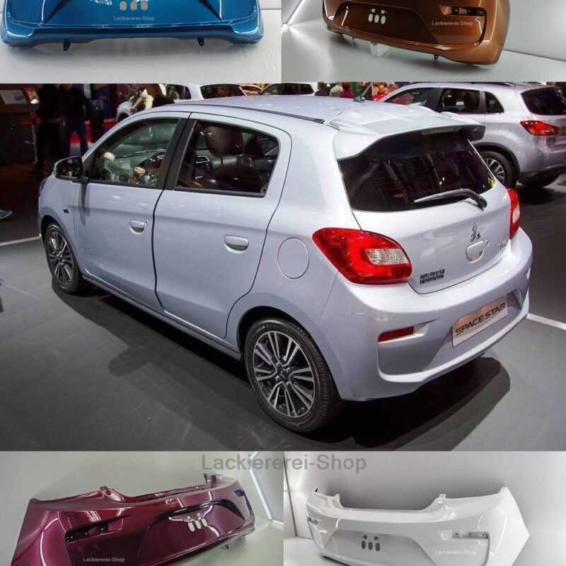 STOßSTANGE HINTEN LACKIERT IN WUNSCHFARBE für Mitsubishi Space Star 2016-2019