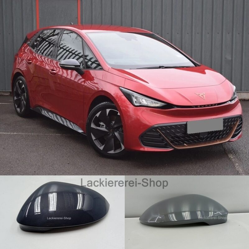 AUßENSPIEGEL KAPPE/GEHÄUSE LACKIERT IN WUNSCHFARBE NEU für Cupra Born 2021-