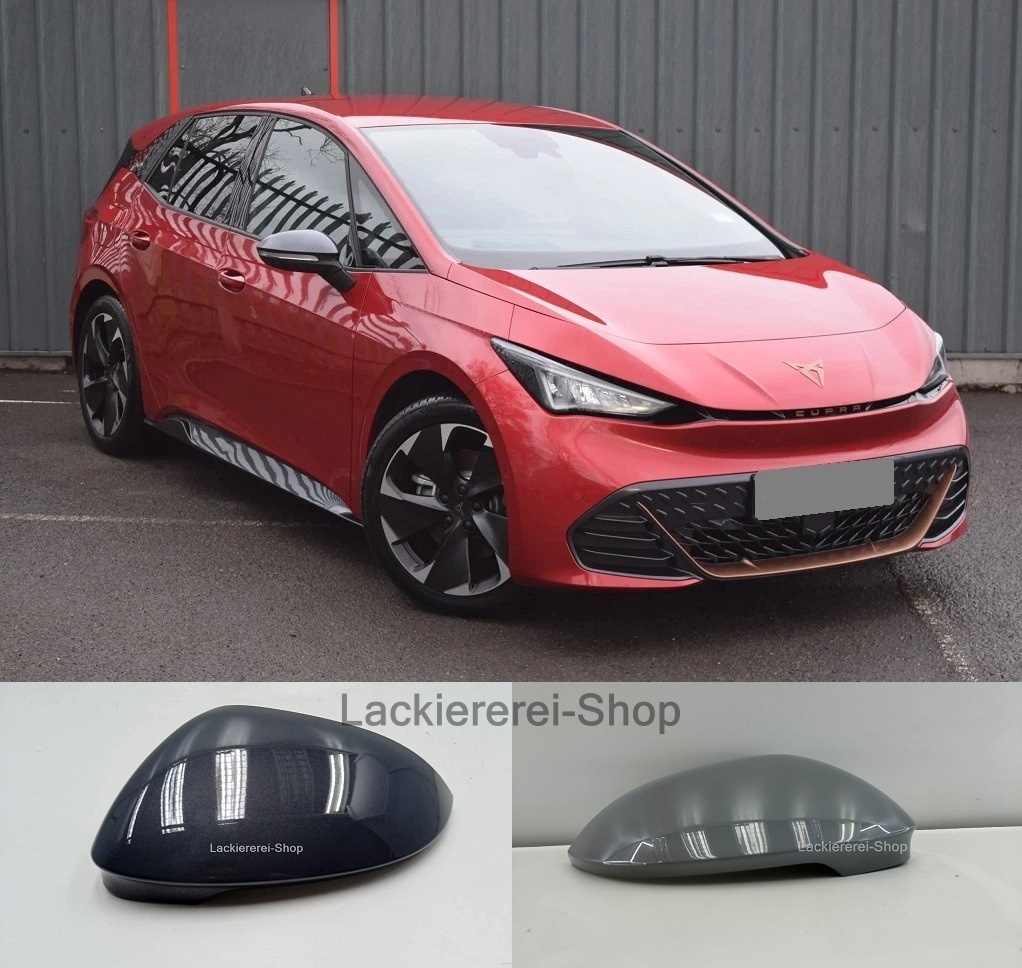 AUßENSPIEGEL KAPPE/GEHÄUSE LACKIERT IN WUNSCHFARBE NEU für Cupra Born 2021-