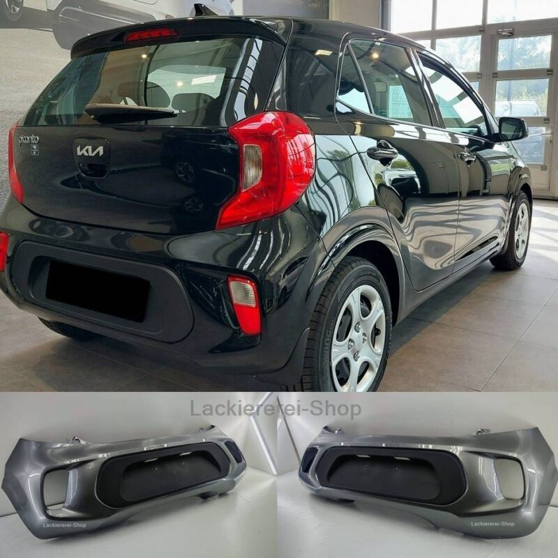 STOßSTANGE HINTEN LACKIERT IN WUNSCHFARBE NEU für Kia Picanto 2017-2023