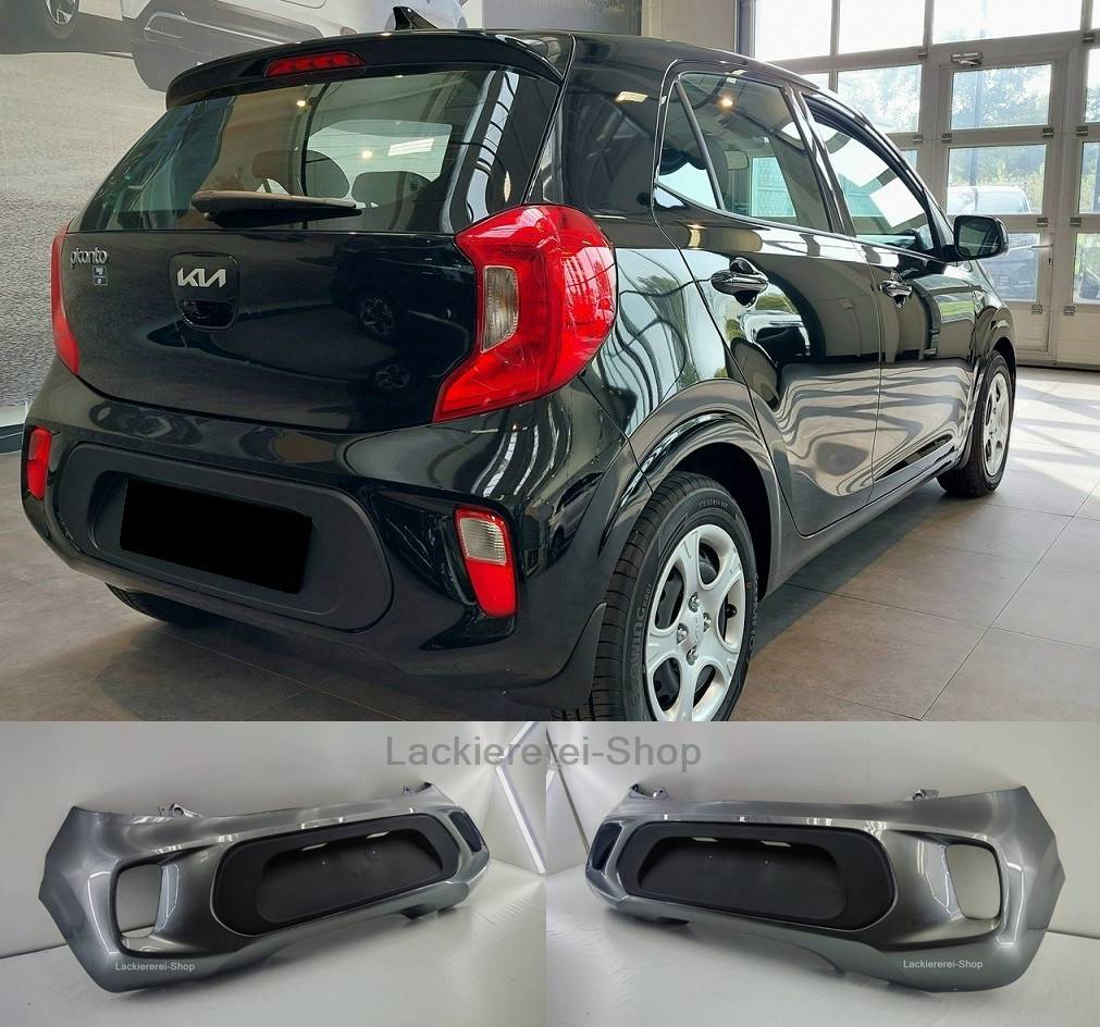 STOßSTANGE HINTEN LACKIERT IN WUNSCHFARBE NEU für Kia Picanto 2017-2023