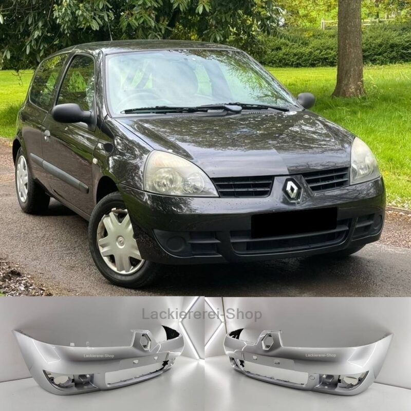 STOßSTANGE VORNE LACKIERT IN WUNSCHFARBE NEU für Renault Clio 2 Campus 2006-2009