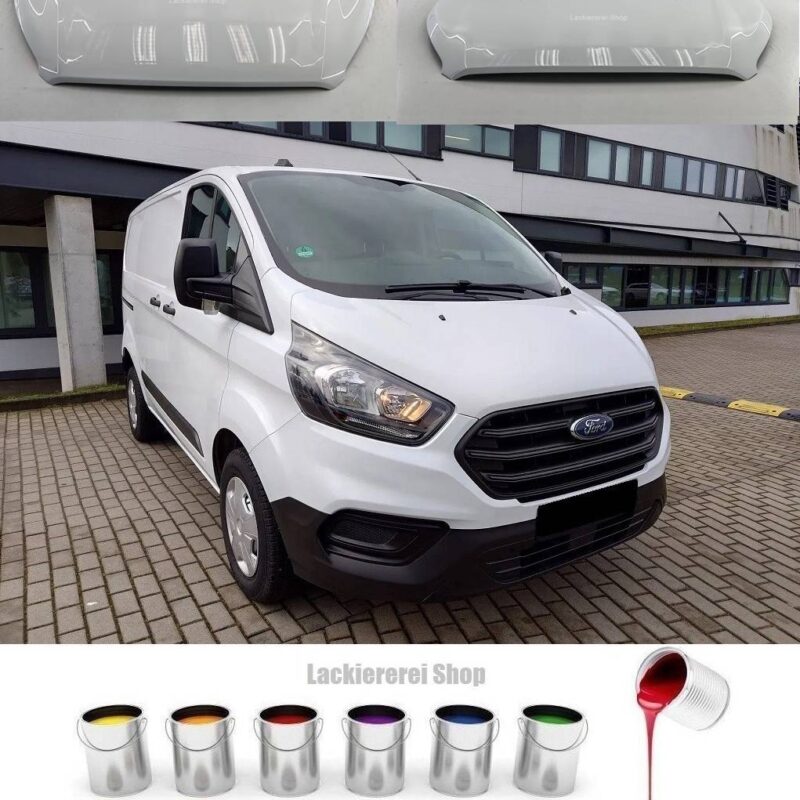 MOTORHAUBE LACKIERT IN WUNSCHFARBE NEU für Ford Transit/Tourneo Custom 2018-2023