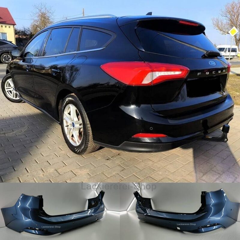 STOßSTANGE HINTEN LACKIERT IN WUNSCHFARBE NEU für Ford Focus MK4 2018-2021 KOMBI