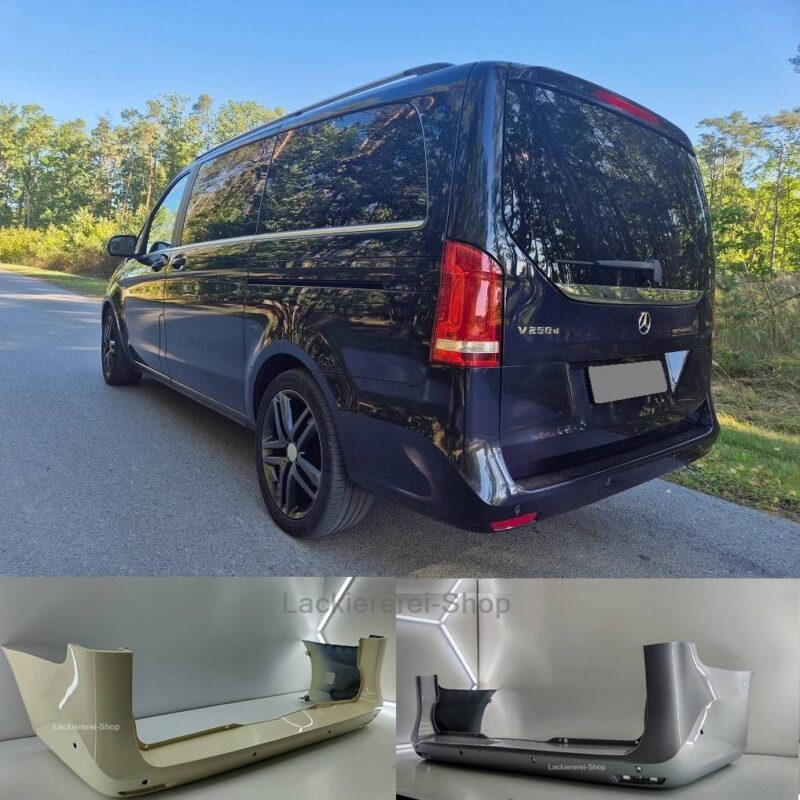 STOßSTANGE HINTEN LACKIERT IN WUNSCHFARBE NEU für Mercedes V-Klasse W447 14-19