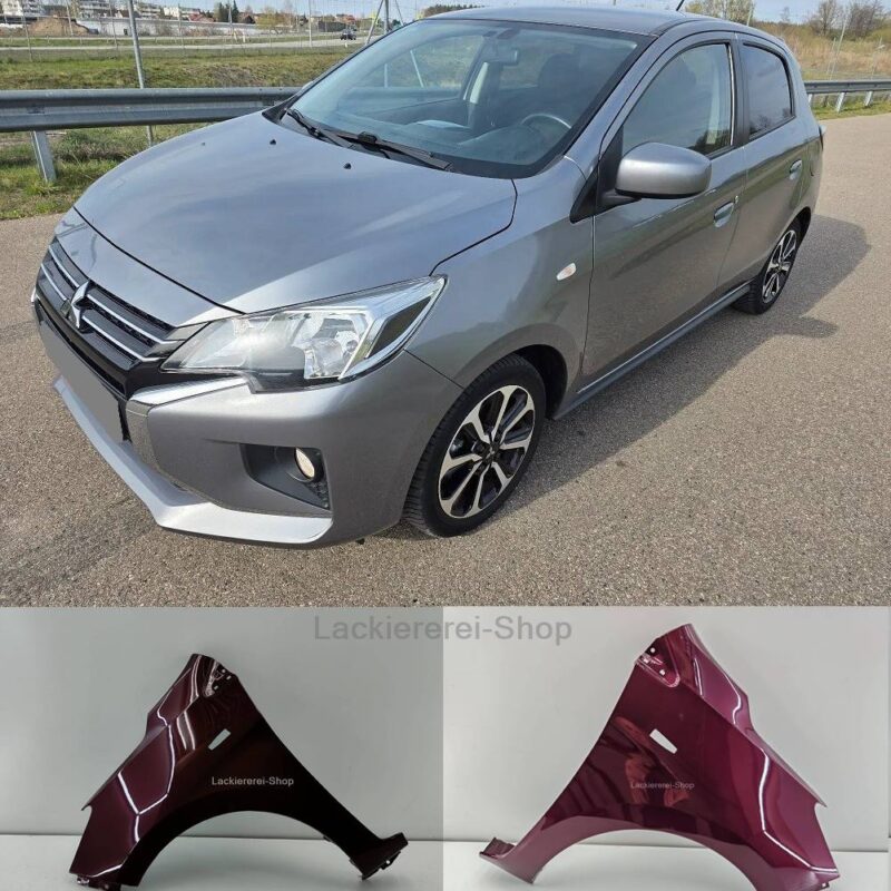 KOTFLÜGEL VORNE LACKIERT IN WUNSCHFARBE für Mitsubishi Space Star 2020-