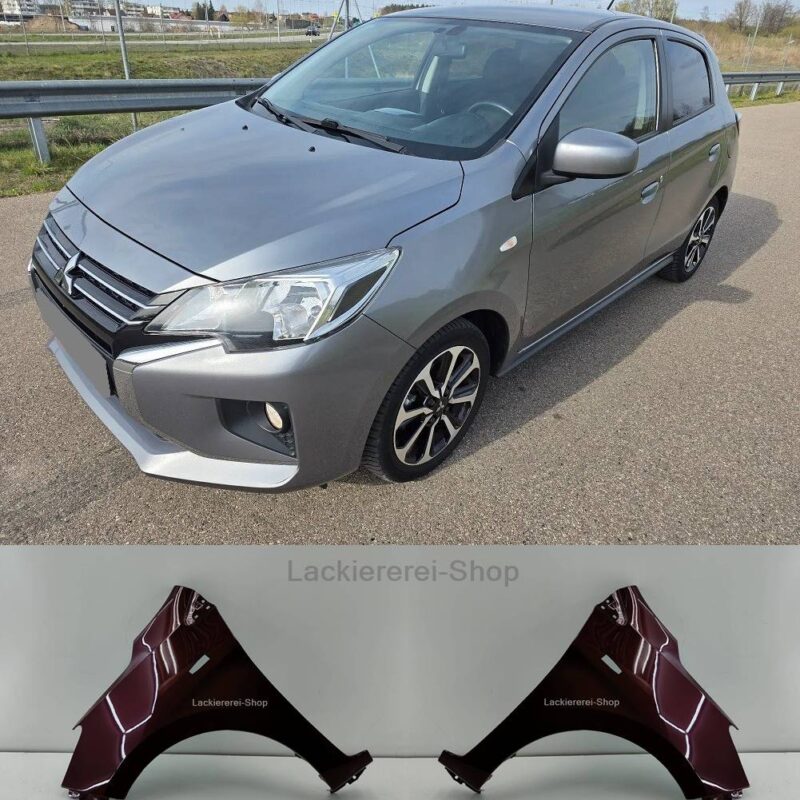 KOTFLÜGEL VORNE LACKIERT IN WUNSCHFARBE für Mitsubishi Space Star 2020-