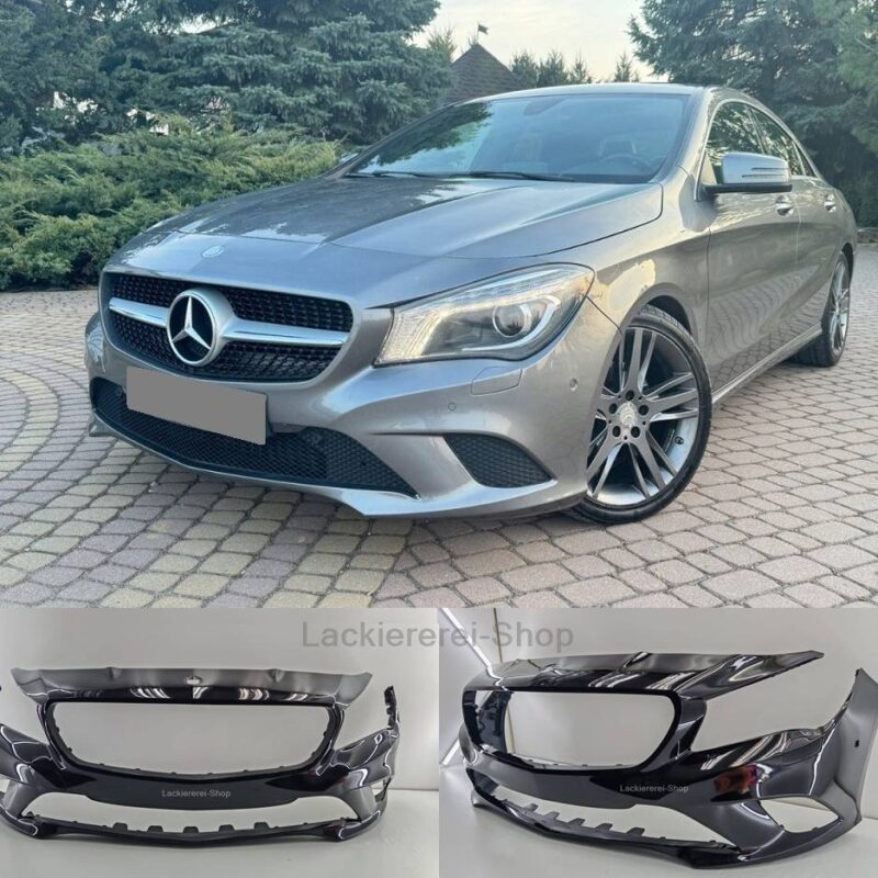 STOßSTANGE VORNE LACKIERT IN WUNSCHFARBE NEU für Mercedes CLA C117 2013-2016 SWA + PDC