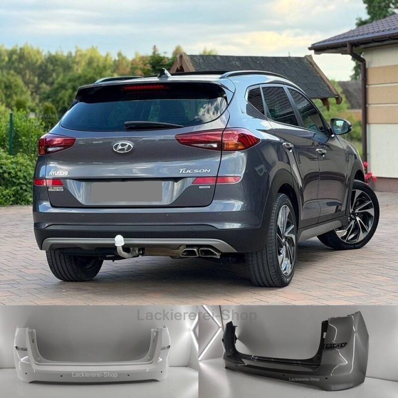 STOßSTANGE HINTEN LACKIERT IN WUNSCHFARBE NEU für Hyundai Tucson 2018-2020