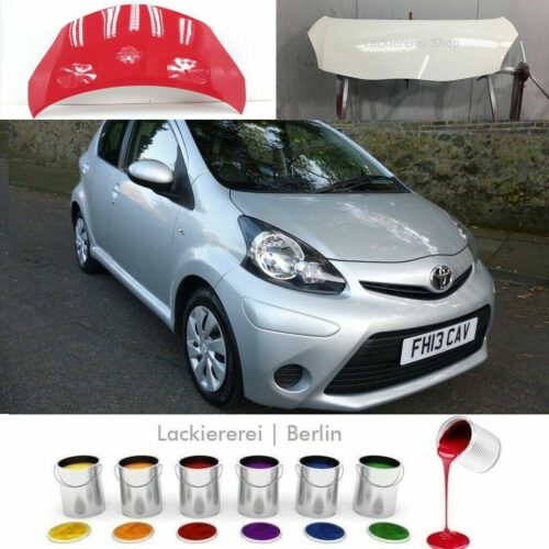 MOTORHAUBE LACKIERT IN WUNSCHFARBE NEU für Toyota Aygo 2012-2014