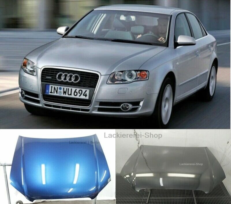 MOTORHAUBE LACKIERT IN WUNSCHFARBE NEU für Audi A4 B7 2004-2008