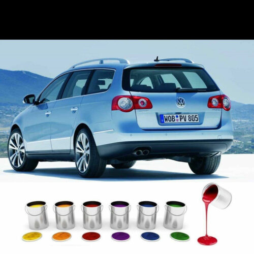 STOßSTANGE HINTEN LACKIERT IN WUNSCHFARBE+SPOILER NEU für VW Passat 3C Kombi 2005-2010 PDC