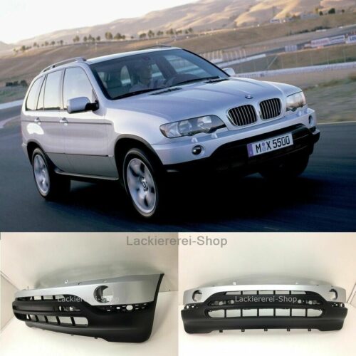 STOßSTANGE VORNE LACKIERT IN WUNSCHFARBE NEU für BMW X5 E53 2000-2003 PDC SRA 