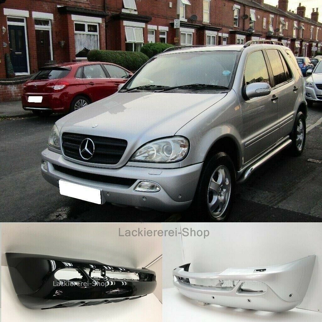 Mercedes Benz Ml Klasse 01 05 Sra Pdc Stossstange Vorne Lackiert In Wunschfarbe Lackiererei Shop De