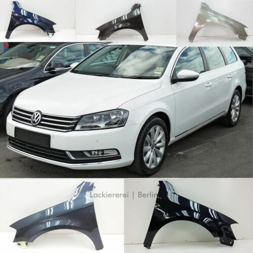 KOTFLÜGEL VORNE LACKIERT IN WUNSCHFARBE NEU für VW Passat B7 2010-2014