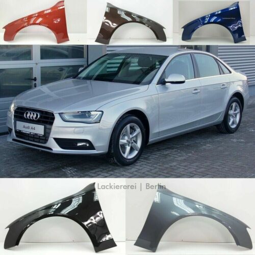 KOTFLÜGEL VORNE LACKIERT IN WUNSCHFARBE NEU für Audi A4 B8 2011-2015