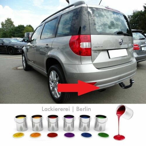 Skoda Yeti 2013-2017 SPOILER Diffusor HINTEN NEU ORIGINALTEIL