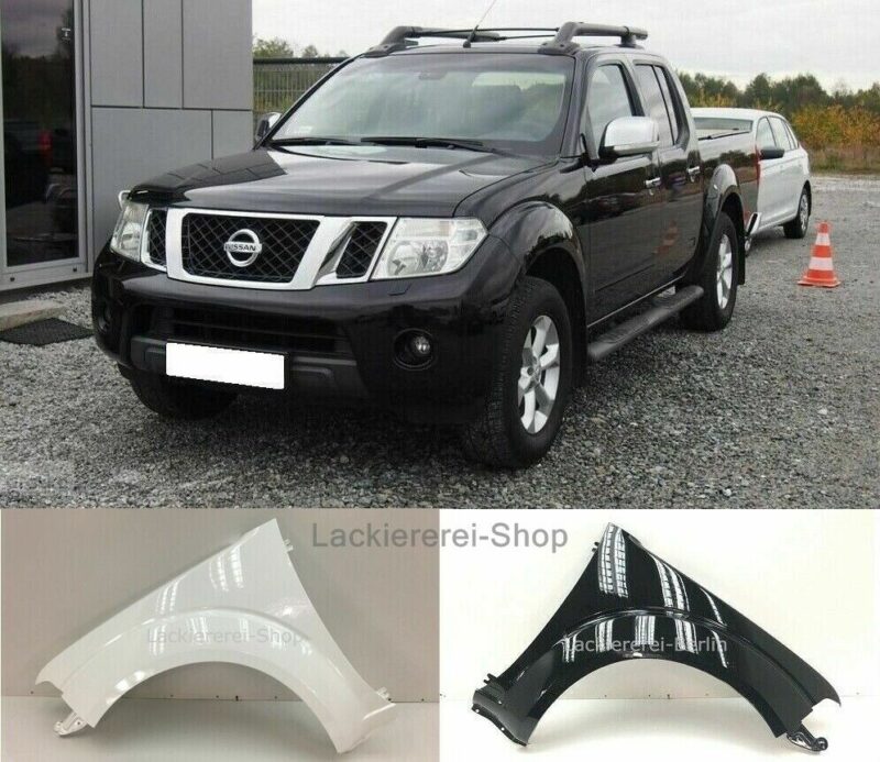 KOTFLÜGEL VORNE LACKIERT IN WUNSCHFARBE NEU für Nissan Navara 2005-2015