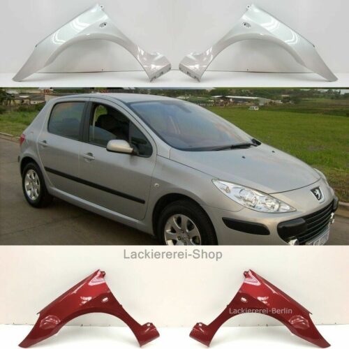 KOTFLÜGEL VORNE LACKIERT IN WUNSCHFARBE NEU für Peugeot 307 2005-2007