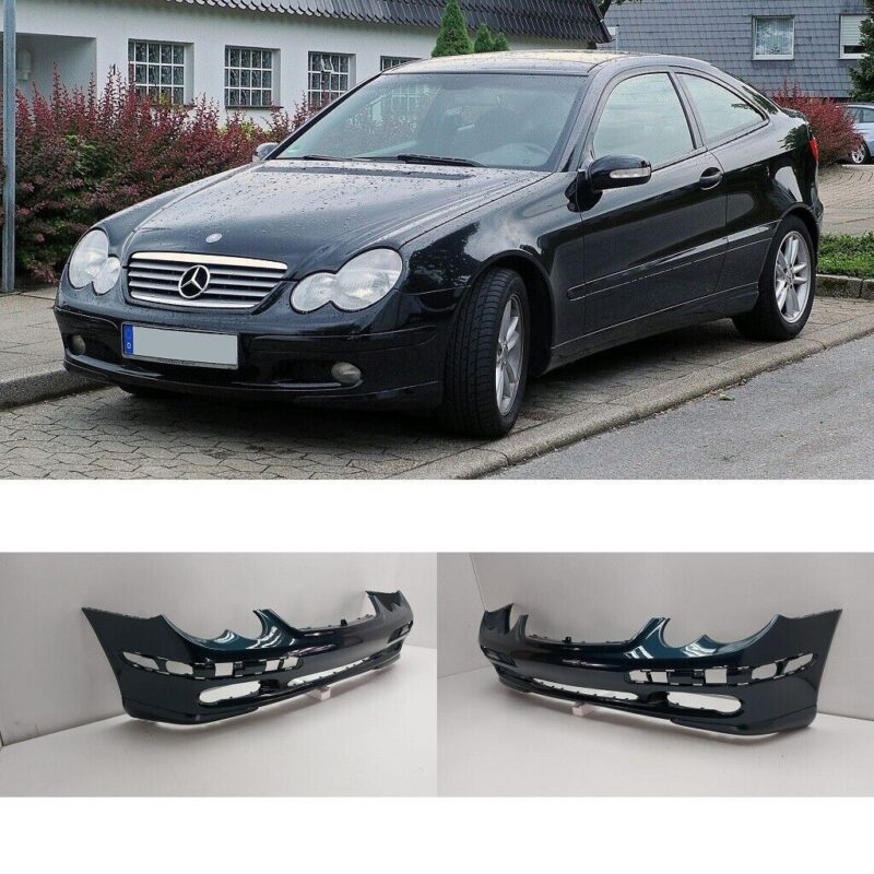 STOßSTANGE VORNE LACKIERT IN WUNSCHFARBE für Mercedes CL203 Sportcoupe 2000-2004