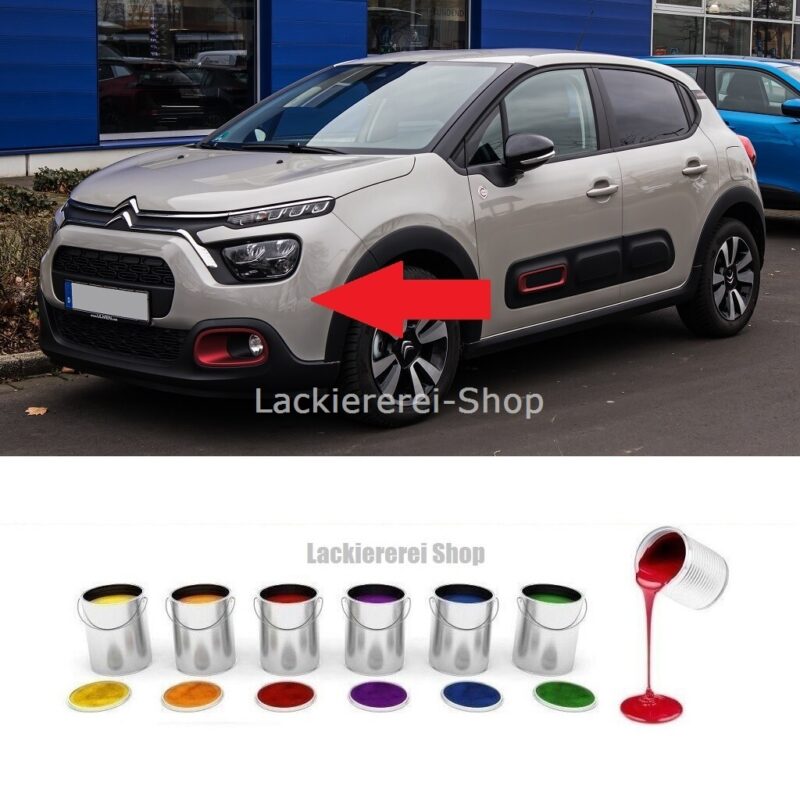 STOßSTANGE VORNE OBERTEIL LACKIERT IN WUNSCHFARBE NEU für Citroen C3 2020-2023