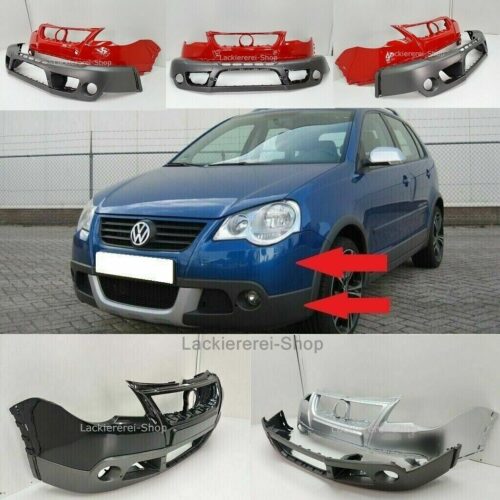 STOßSTANGE VORNE LACKIERT IN WUNSCHFARBE NEU für VW Polo Cross 9N3 2005-2009