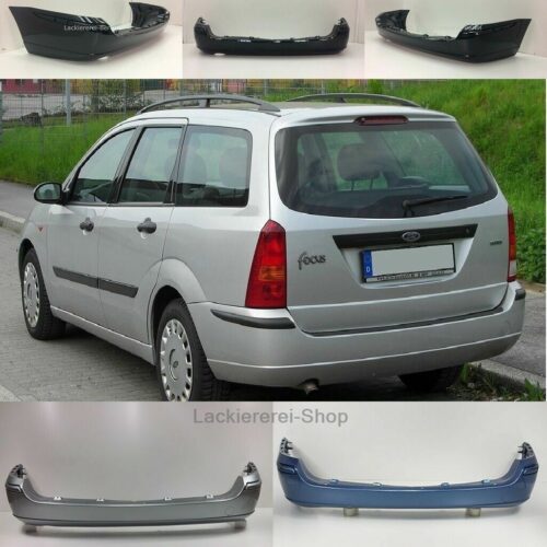 STOßSTANGE HINTEN LACKIERT IN WUNSCHFARBE NEU für Ford Focus Turnier MK1 2001-2004