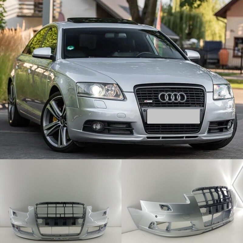 Audi A6 C6 S-LINE 04-08 STOßSTANGE VORNE LACKIERT IN WUNSCHFARBE ORIGINALTEIL