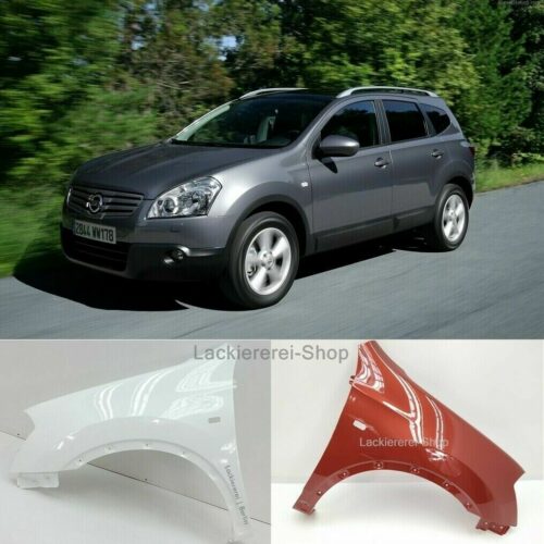 KOTFLÜGEL VORNE LACKIERT IN WUNSCHFARBE NEU für Nissan Qashqai 2007-2010
