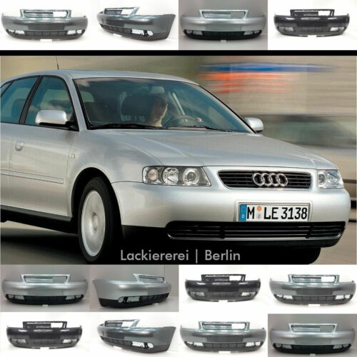STOßSTANGE VORNE LACKIERT IN WUNSCHFARBE MIT SPOILER NEU für Audi A3 8L 2000-2003