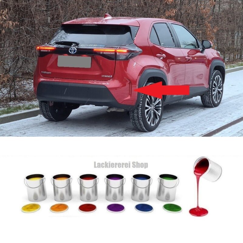 STOßSTANGE HINTEN LACKIERT IN WUNSCHFARBE NEU für Toyota Yaris Cross