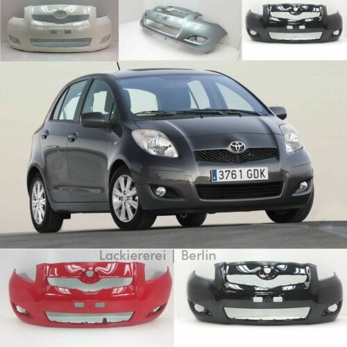 STOßSTANGE VORNE LACKIERT IN WUNSCHFARBE NEU für Toyota Yaris 2009-2011