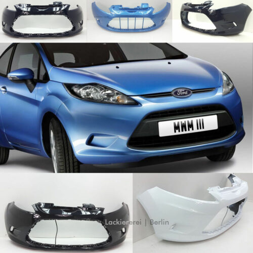 STOßSTANGE VORNE LACKIERT IN WUNSCHFARBE NEU für Ford Fiesta 2008-2013 ohne Nebelscheinwerfer