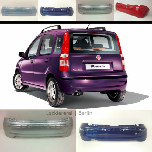 STOßSTANGE HINTEN LACKIERT IN WUNSCHFARBE NEU für Fiat Panda 2003-2012