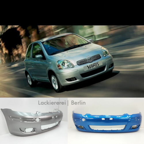 STOßSTANGE VORNE LACKIERT IN WUNSCHFARBE NEU für Toyota Yaris 2003-2005