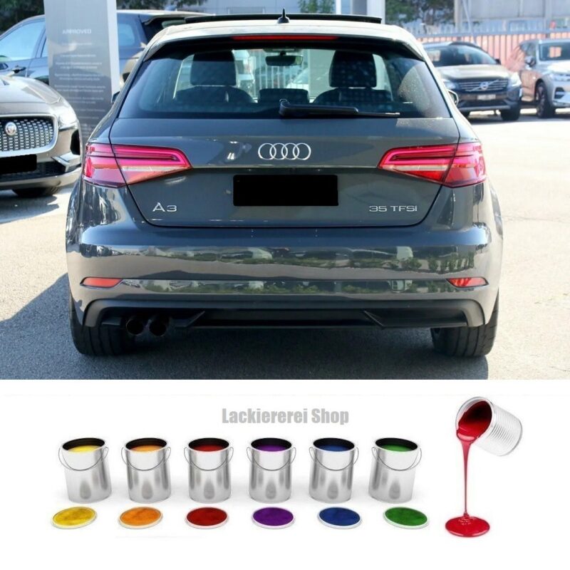 STOßSTANGE HINTEN LACKIERT IN WUNSCHFARBE NEU für Audi A3 8V Dreitürer 2016-2020