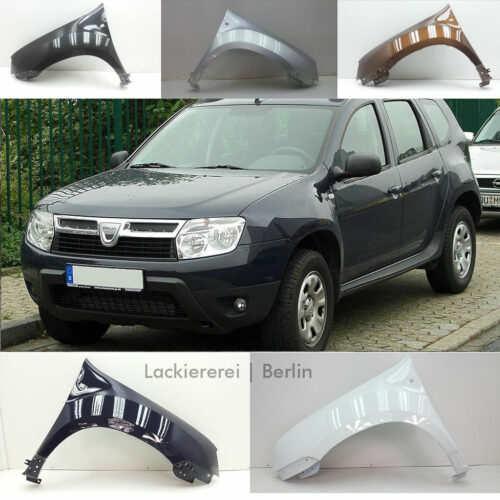 KOTFLÜGEL VORNE LACKIERT IN WUNSCHFARBE NEU für Dacia Duster 2010-2017