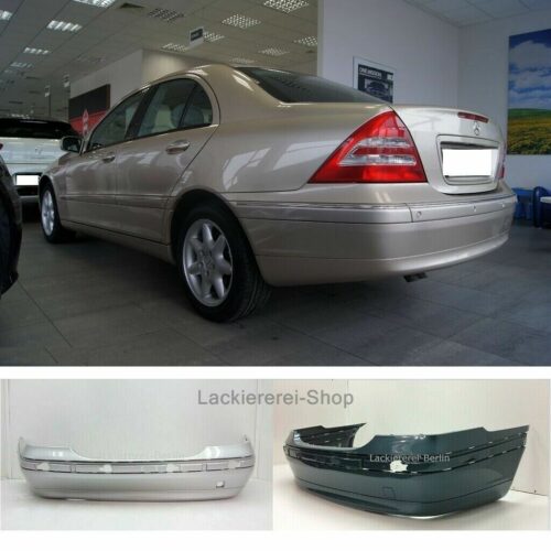 STOßSTANGE HINTEN LACKIERT IN WUNSCHFARBE NEU für Mercedes C-Klasse W203 2000-2007