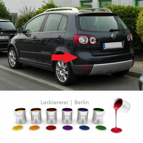 VW Cross Golf Plus 2006–2010 STOßSTANGE HINTEN LACKIERT IN WUNSCHFARBE NEU ORIGINALTEIL