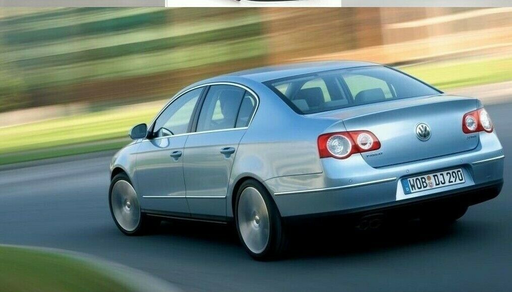 STOßSTANGE HINTEN LACKIERT IN LA7W NEU für VW Passat 3C Limousine PDC Lagerware – Bild 3