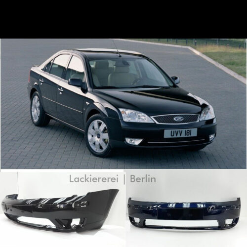 STOßSTANGE VORNE LACKIERT IN WUNSCHFARBE mit SPOILER NEU für Ford Mondeo 2003-2005