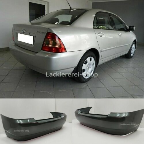 STOßSTANGE HINTEN LACKIERT IN WUNSCHFARBE NEU für Toyota Corolla Stufenheck 02-07