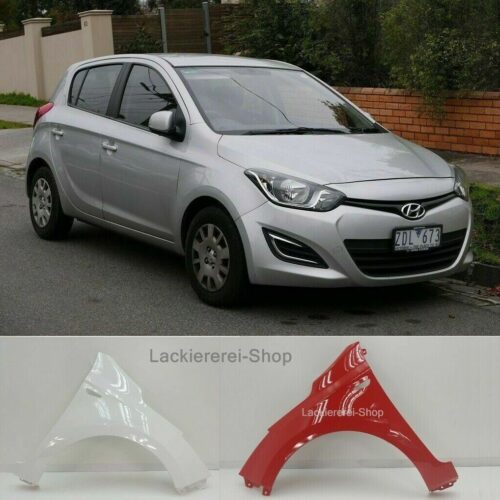 Hyundai i20 2012-2014 KOTFLÜGEL VORNE LACKIERT IN WUNSCHFARBE ORIGINALTEIL NEU