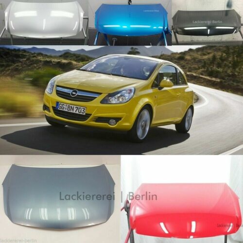 MOTORHAUBE LACKIERT IN WUNSCHFARBE NEU für Opel Corsa D 2006-2014