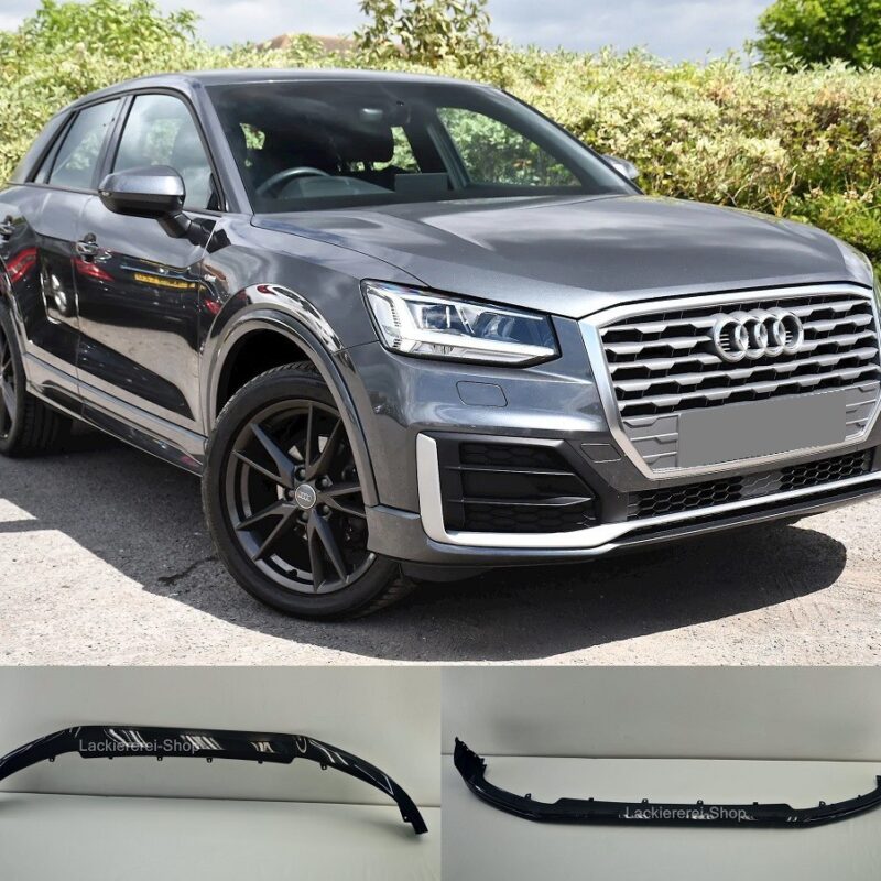 SPOILER VORNE LACKIERT IN WUNSCHFARBE NEU für Audi Q2 2016-2020 S-LINE