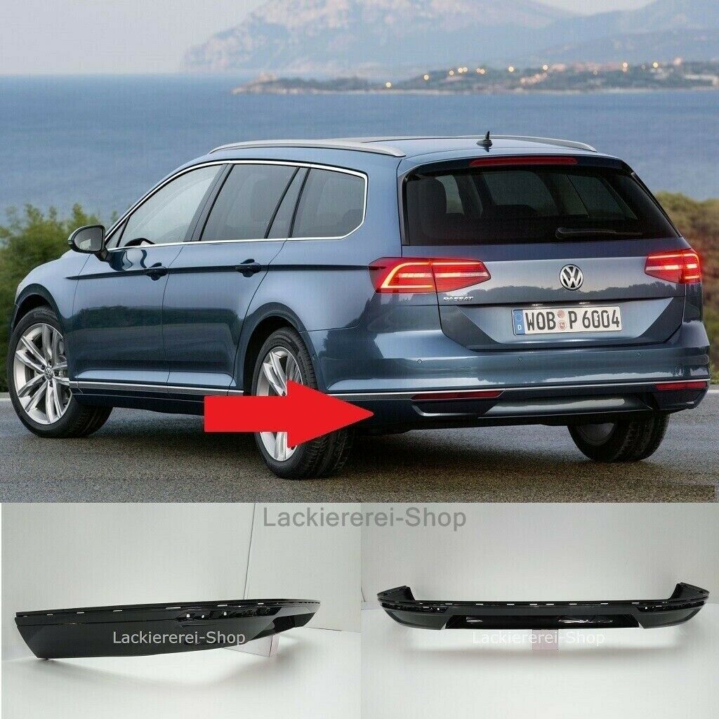 Vw Passat B Spoiler Unterteil Hinten Lackiert In Wunschfarbe Original Lackiererei