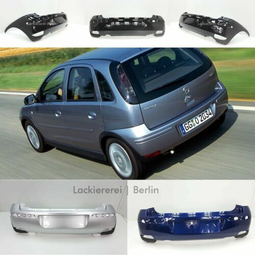 STOßSTANGE HINTEN LACKIERT IN WUNSCHFARBE NEU für Opel Corsa C 2003-2006