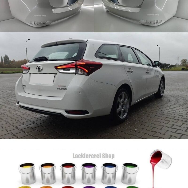 STOßSTANGE HINTEN LACKIERT IN WUNSCHFARBE NEU ORIGINALTEIL Toyota Auris Kombi 2015-2018