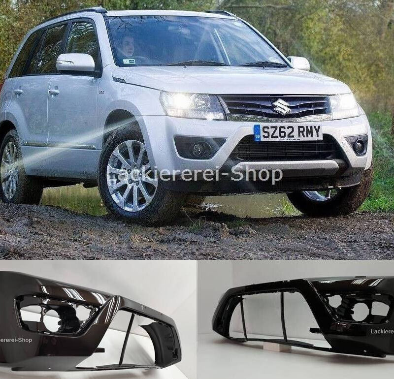 STOßSTANGE VORNE LACKIERT IN WUNSCHFARBE NEU für Suzuki Grand Vitara 2012-2015 mit SRA